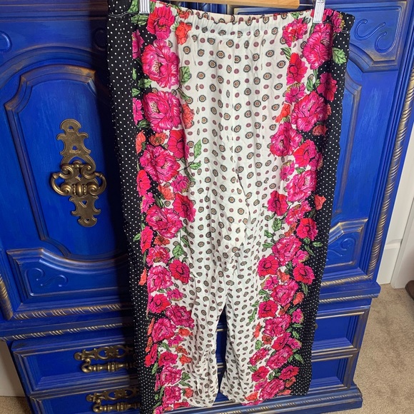 KENSIE Floral Polka Dot Print Pajama Pants XL - Picture 2 of 2